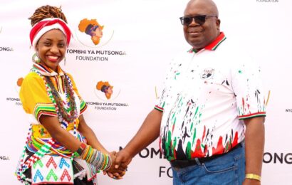 Honouring Mr Mashaba for the great work he is doing at Magangeni